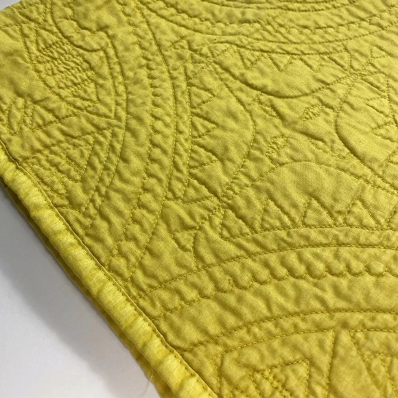 Opalhouse Euro Medallion Sham Saffron Yellow - Picture 4 of 6